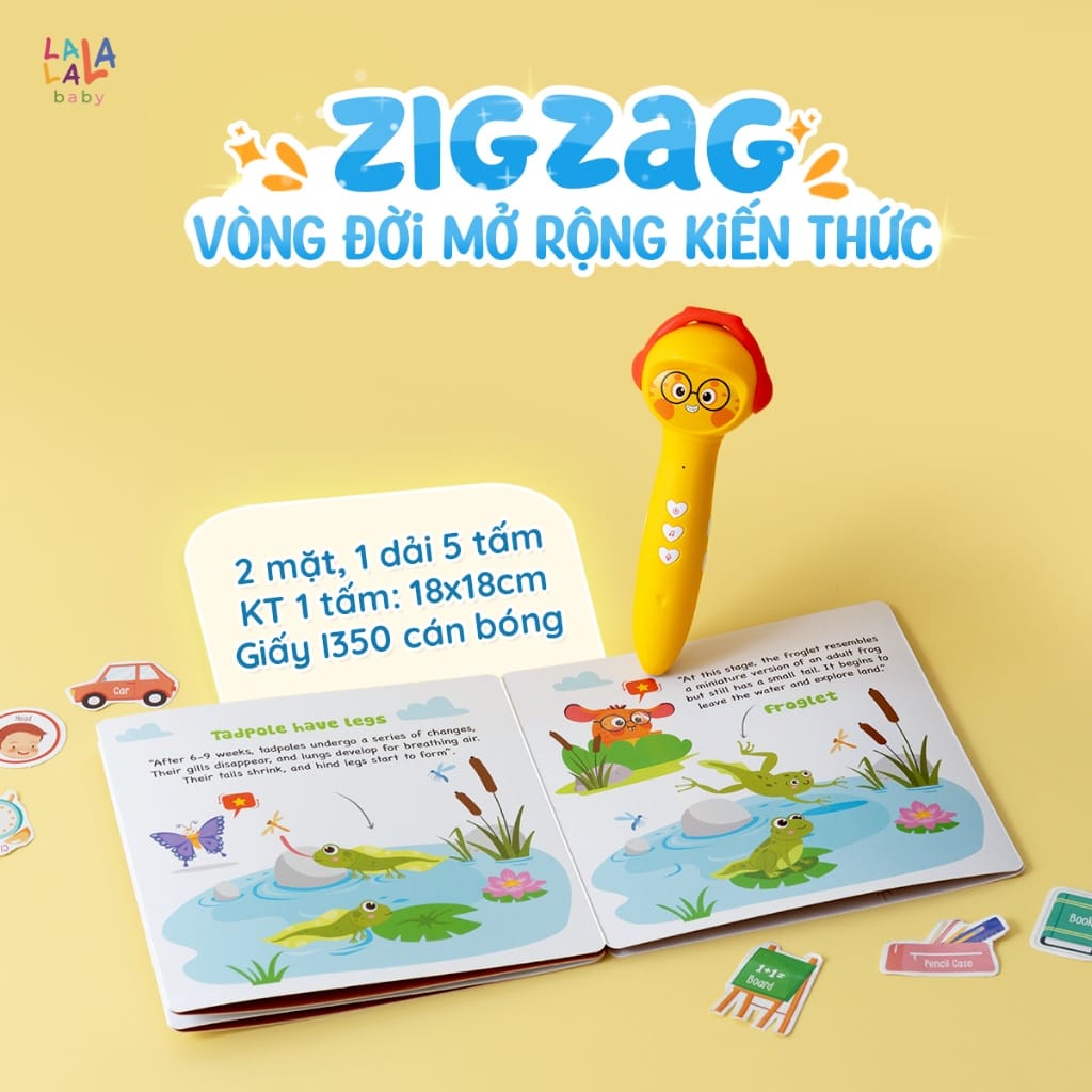 Bút chấm đọc song ngữ Lala Magic Pen - Ảnh 3
