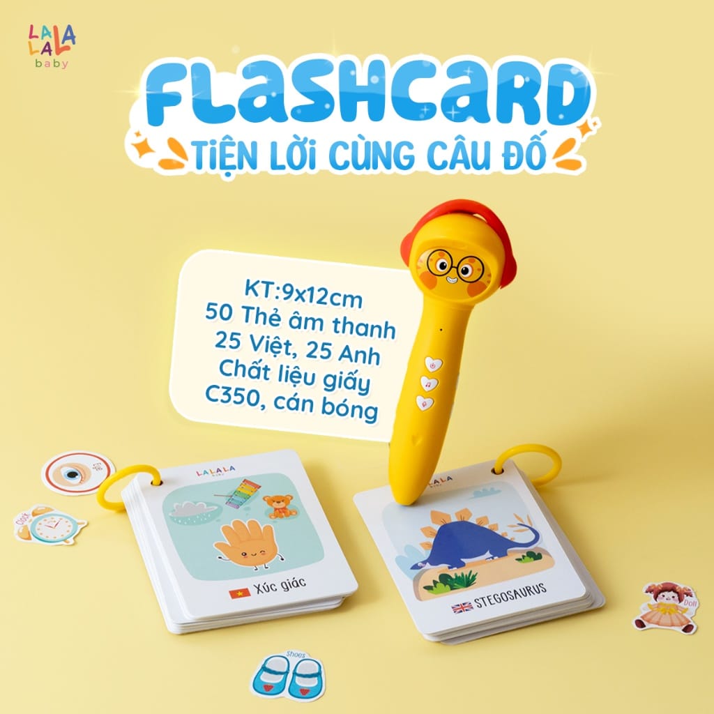 Bút chấm đọc song ngữ Lala Magic Pen - Ảnh 6