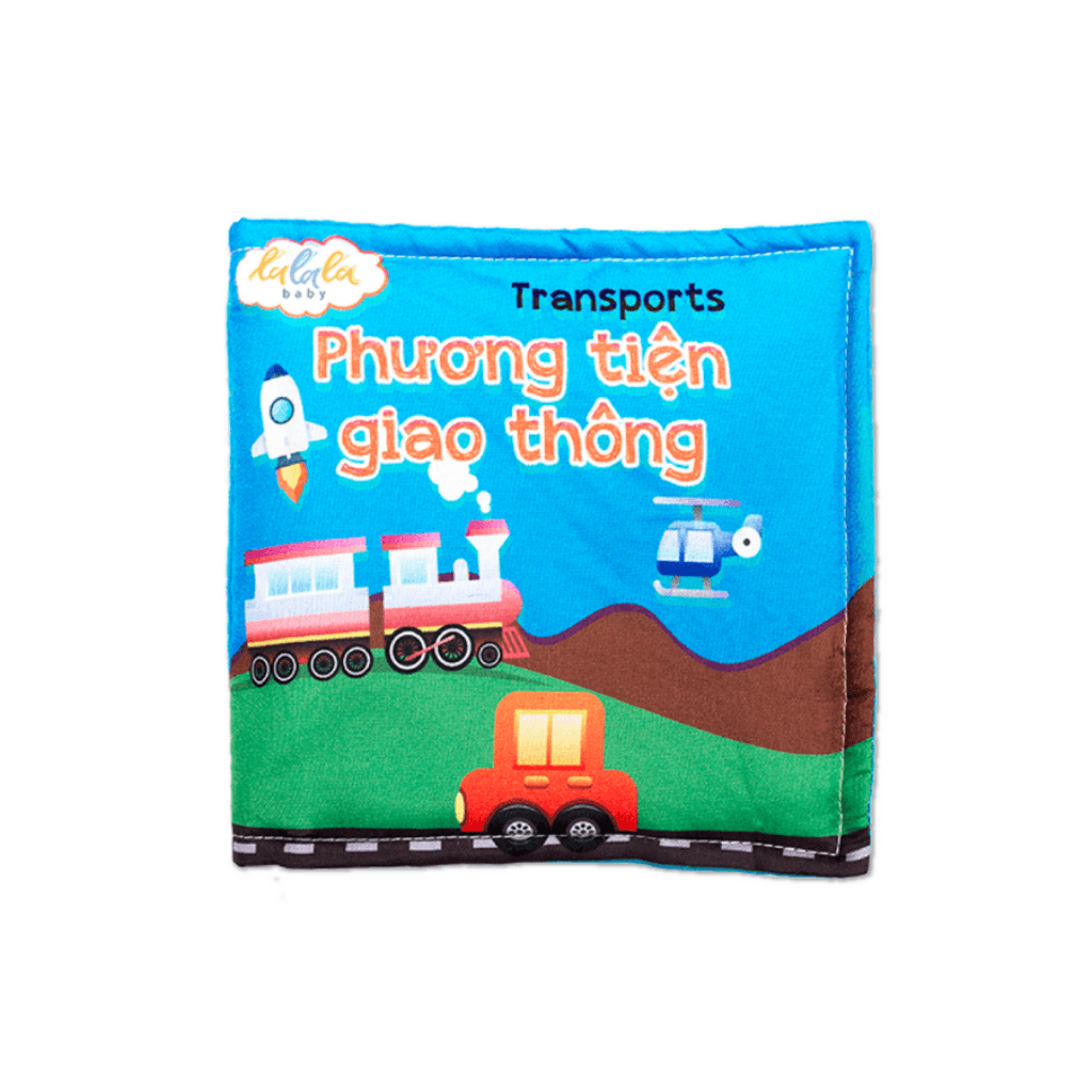 Sách Vải Cho Bé Sơ Sinh Lalala Baby đa Tương Tác thị giác. My Very First book 8 chủ đề 15x15cm, 12 trang - Ảnh 9
