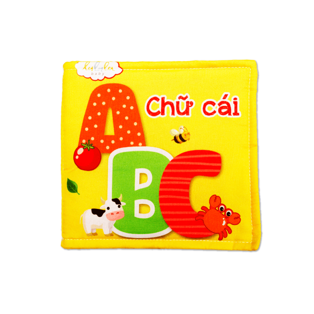 Sách Vải Cho Bé Sơ Sinh Lalala Baby đa Tương Tác thị giác. My Very First book 8 chủ đề 15x15cm, 12 trang - Ảnh 3