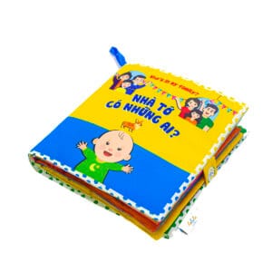 Sách vải đa tương tác song ngữ Lalala Baby - Đồ chơi Giáo Dục Sớm Cho Bé 0-4 Tuổi