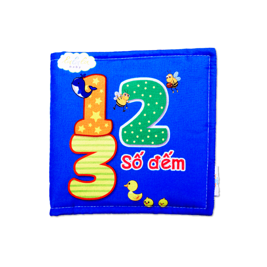 Sách Vải Cho Bé Sơ Sinh Lalala Baby đa Tương Tác thị giác. My Very First book 8 chủ đề 15x15cm, 12 trang - Ảnh 5