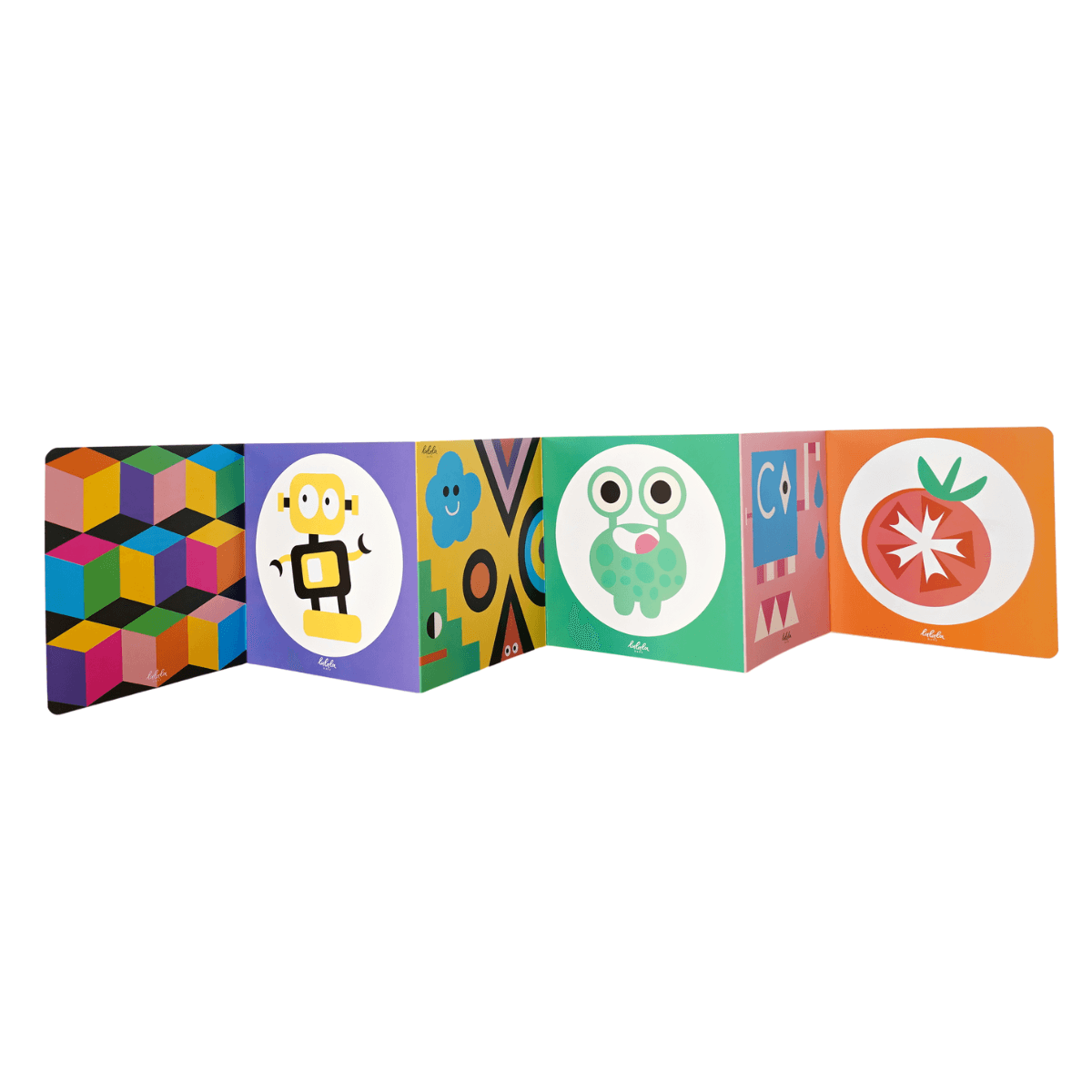 Thẻ gấp thị giác LalaVisual đen trắng đỏ màu sắc đồ chơi cho trẻ sơ sinh Lalala baby - Ảnh 8