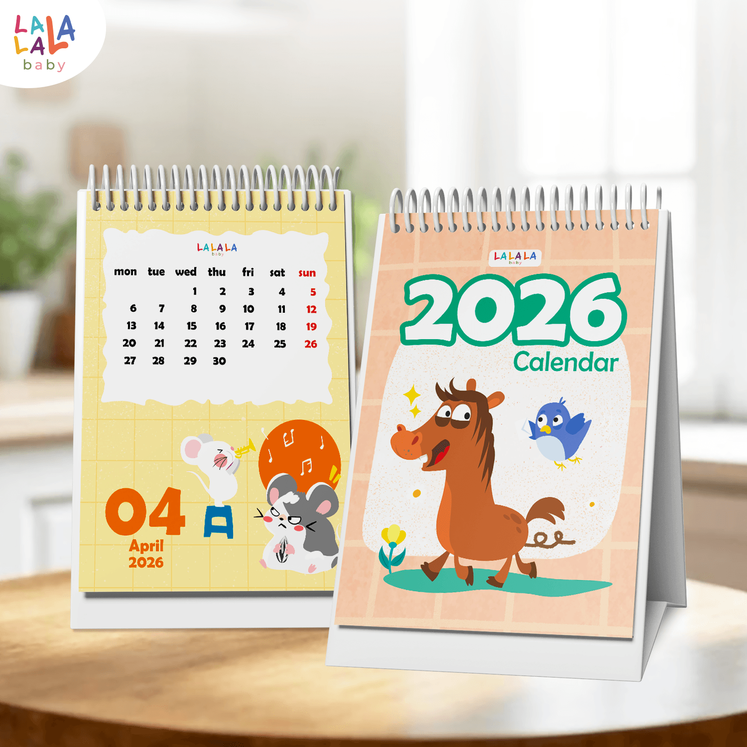 Lịch để bàn 2026 có lịch âm mini kèm ghi chú cute Calendar nhiều mẫu Lalala Baby - Ảnh 7