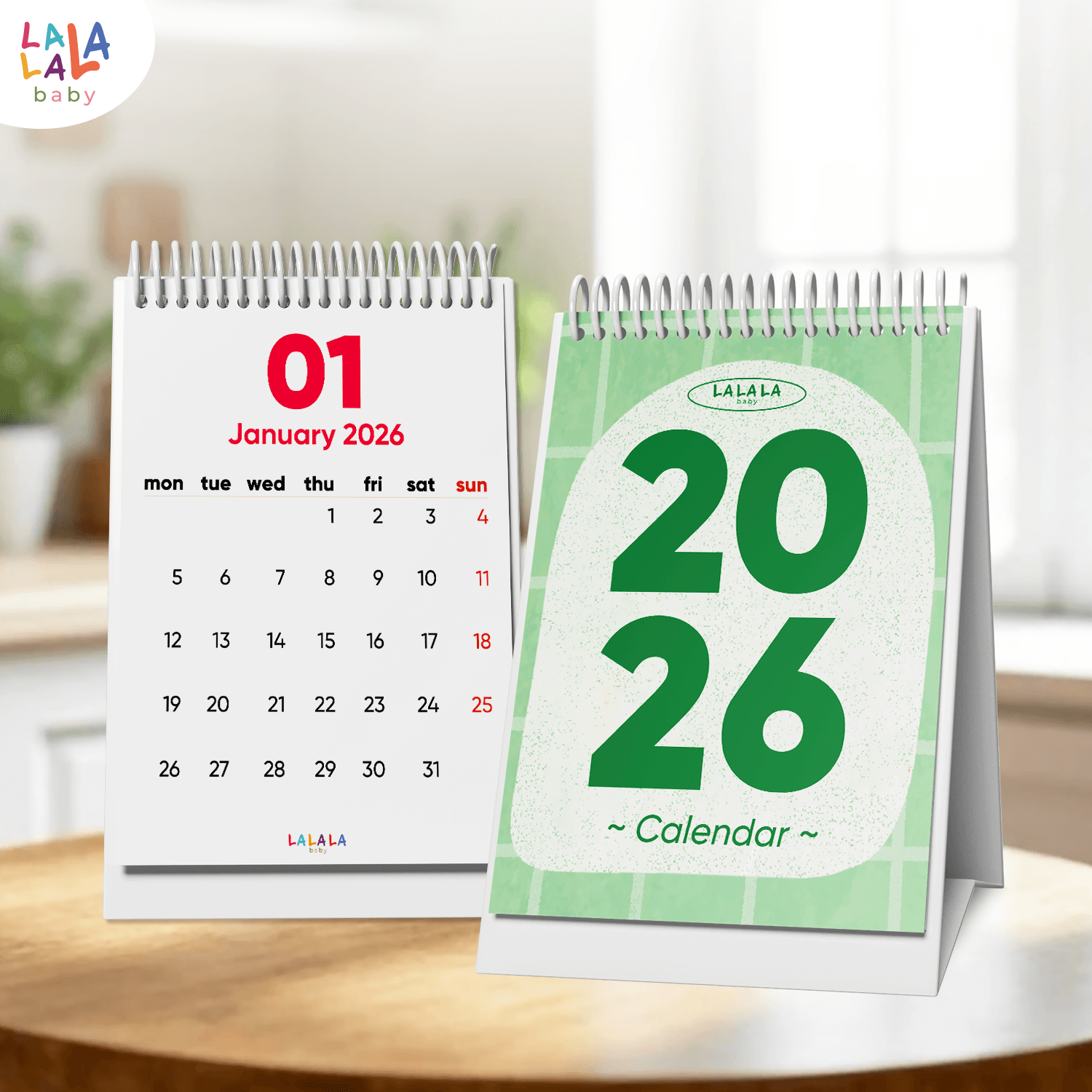 Lịch để bàn 2026 có lịch âm mini kèm ghi chú cute Calendar nhiều mẫu Lalala Baby - Ảnh 6