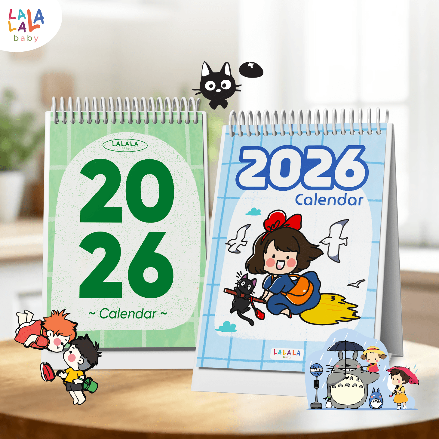 Lịch để bàn 2026 có lịch âm mini kèm ghi chú cute Calendar nhiều mẫu Lalala Baby - Ảnh 9