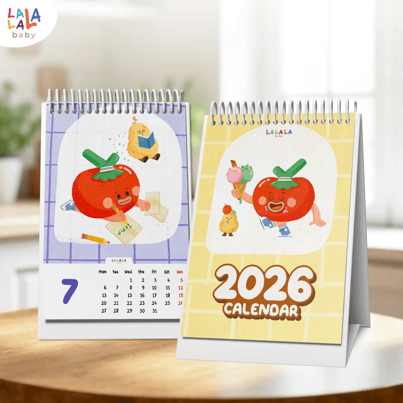 Lịch để bàn 2026 có lịch âm mini kèm ghi chú cute Calendar nhiều mẫu Lalala Baby - Ảnh 10