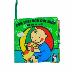Sách vải đa tương tác song ngữ Lalala Baby - Đồ chơi Giáo Dục Sớm Cho Bé 0-4 Tuổi