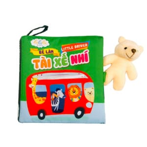 Sách vải đa tương tác song ngữ Lalala Baby - Đồ chơi Giáo Dục Sớm Cho Bé 0-4 Tuổi