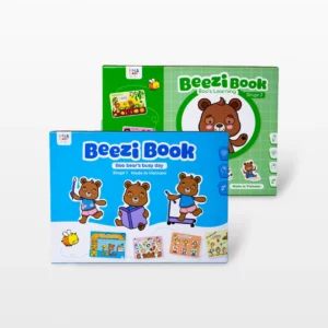 Sách bóc dán Beezi Book nhiều chủ đề đa dạng, song ngữ Anh Việt
