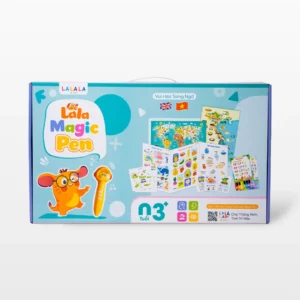 Full box Bút chấm đọc Lala Magic Pen updating version kèm 63 học liệu