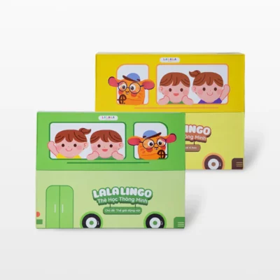 Thẻ học thông minh cho bé LalaLingo thẻ Flashcard song ngữ Anh Việt giáo dục sớm