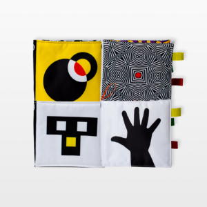 Sách vải kích thích chuyển động mắt Magic book Lalala baby