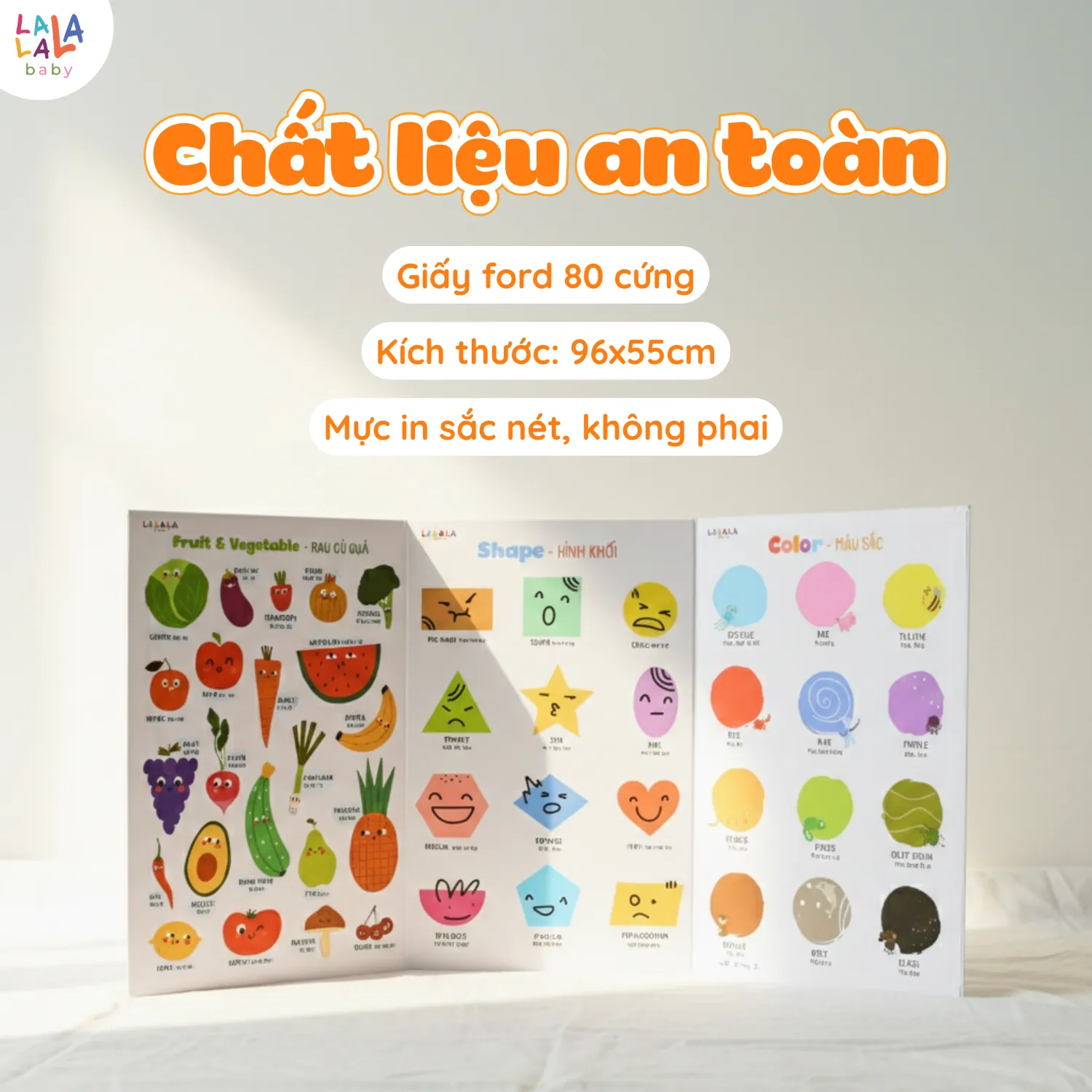 Bảng gấp thông thái My first learning chart - phiên bản plus - Ảnh 4