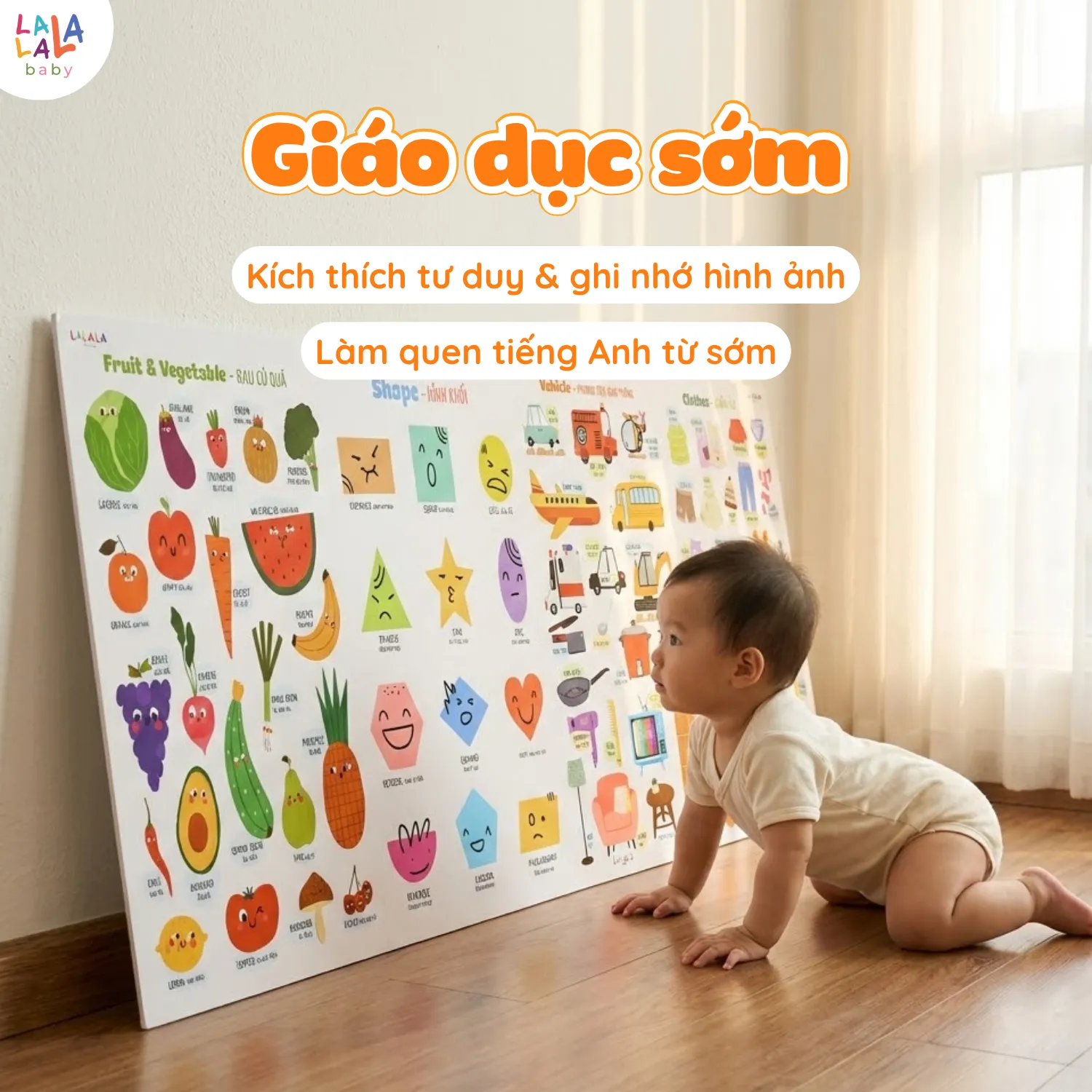 Bảng gấp thông thái My first learning chart - phiên bản plus - Ảnh 3