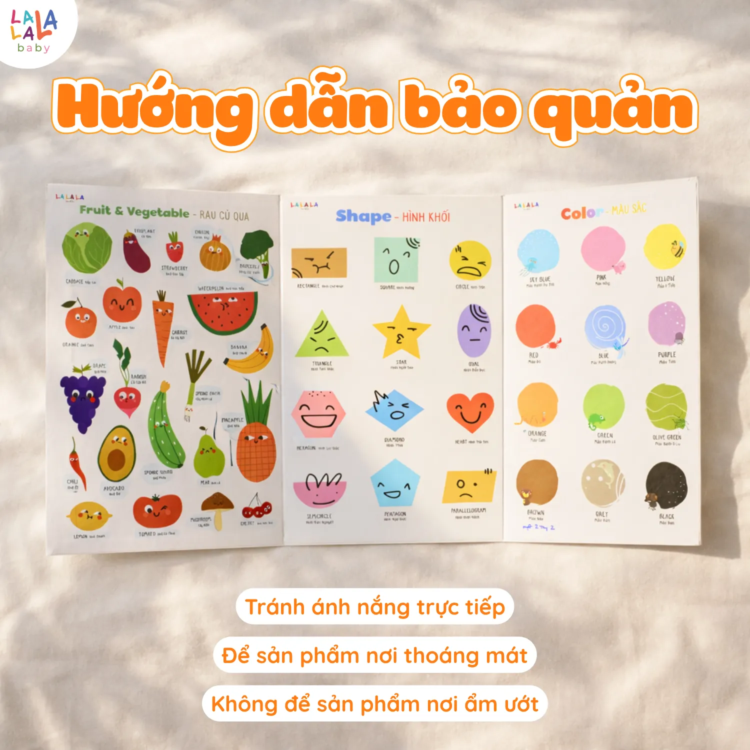 Bảng gấp thông thái My first learning chart - phiên bản plus - Ảnh 9