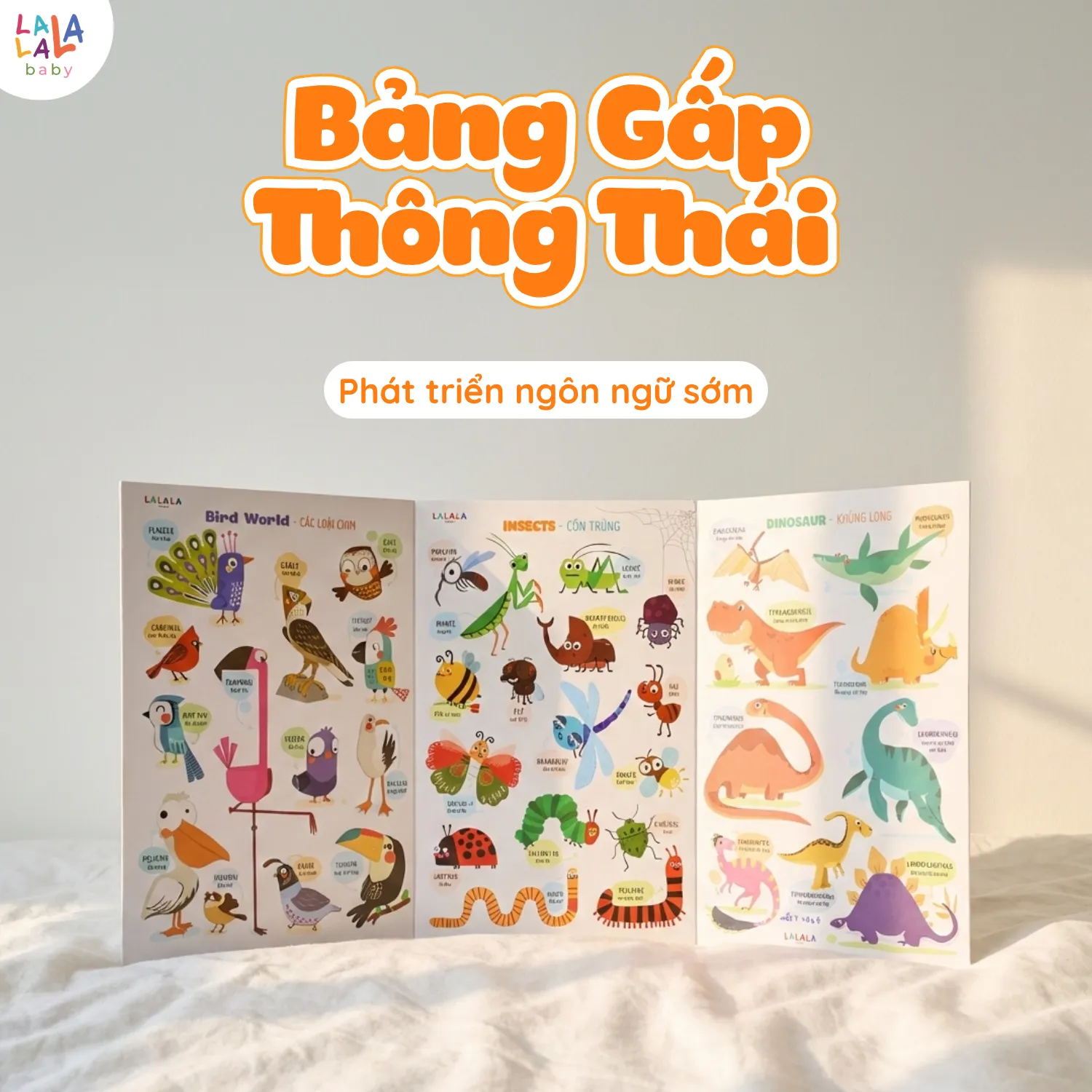 Bảng gấp thông thái My first learning chart - phiên bản plus - Ảnh 2
