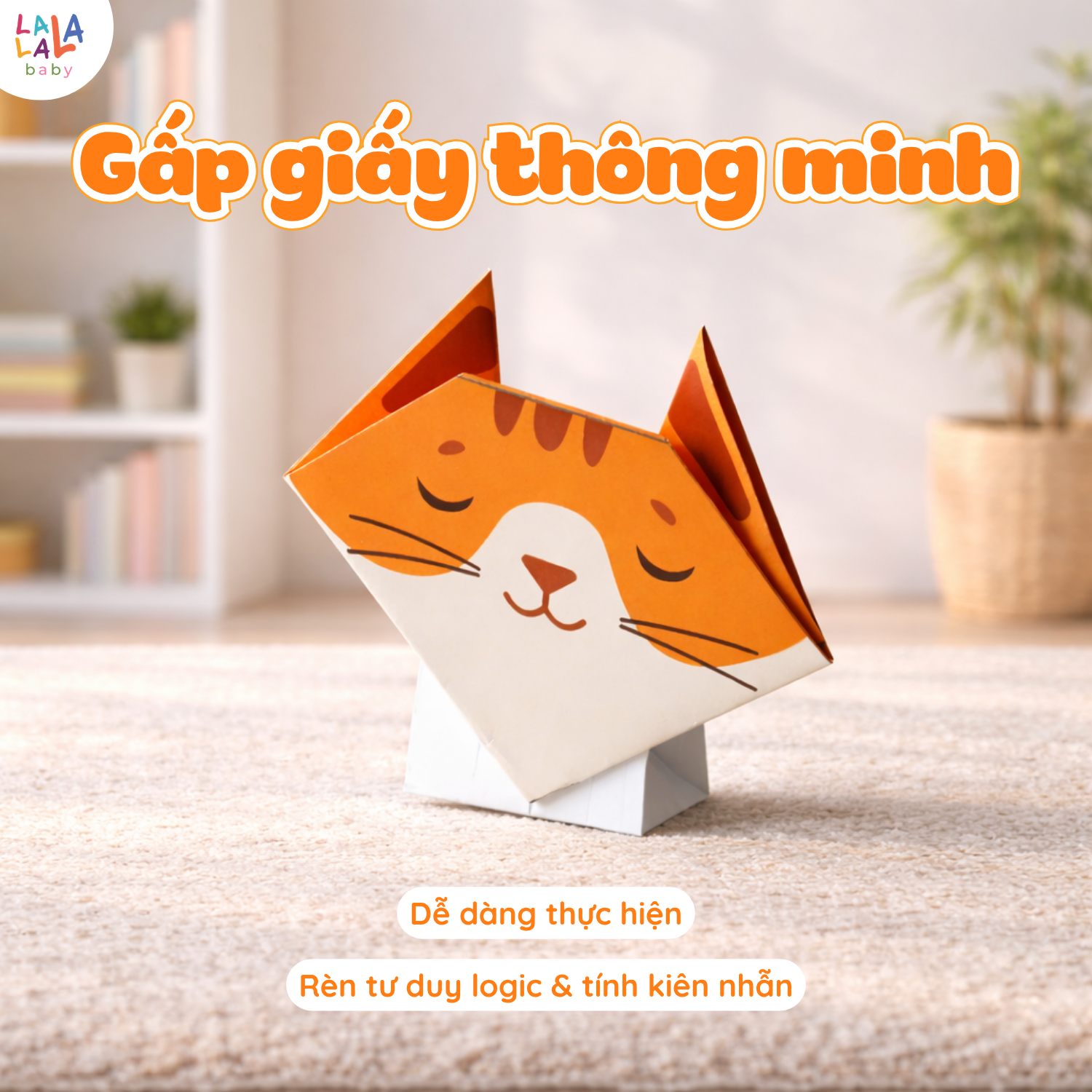 Bộ cắt giấy thủ công đa kĩ năng: cắt, dán, gấp giấy TAY KHÉO NÃO TINH - FINE MOTOR SKILLS - Ảnh 6