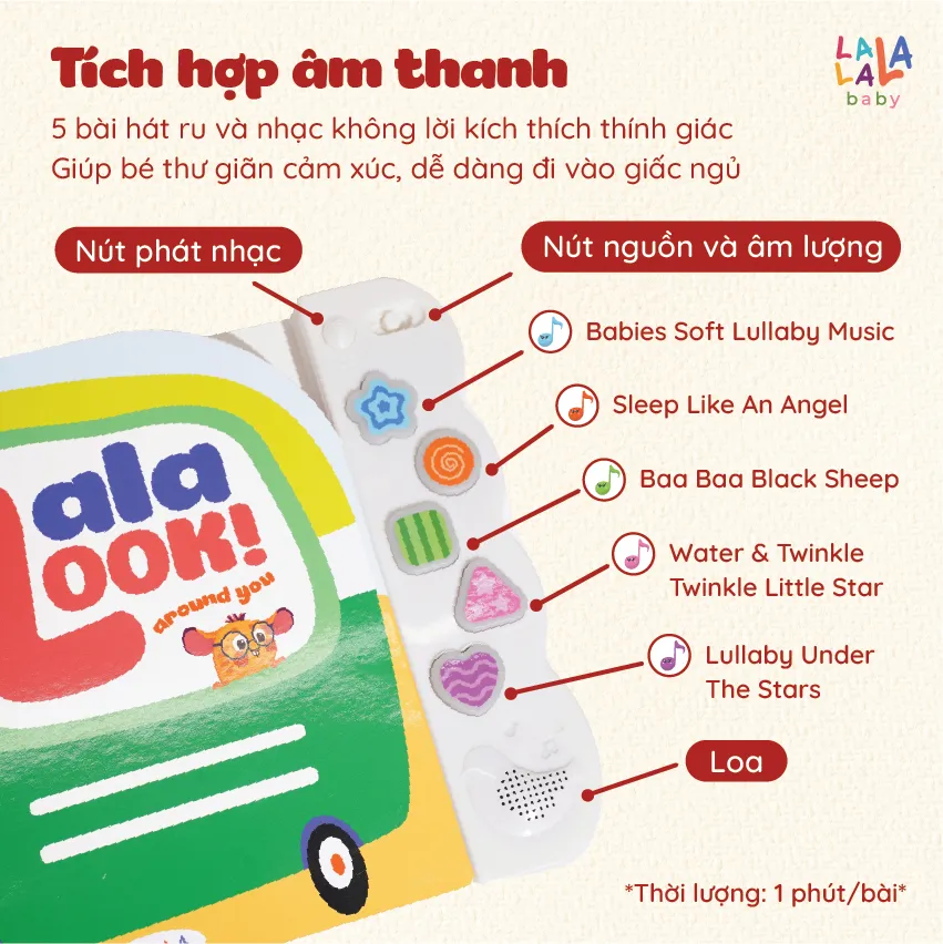 Sách âm thanh zigzag Lalalook - Ảnh 8
