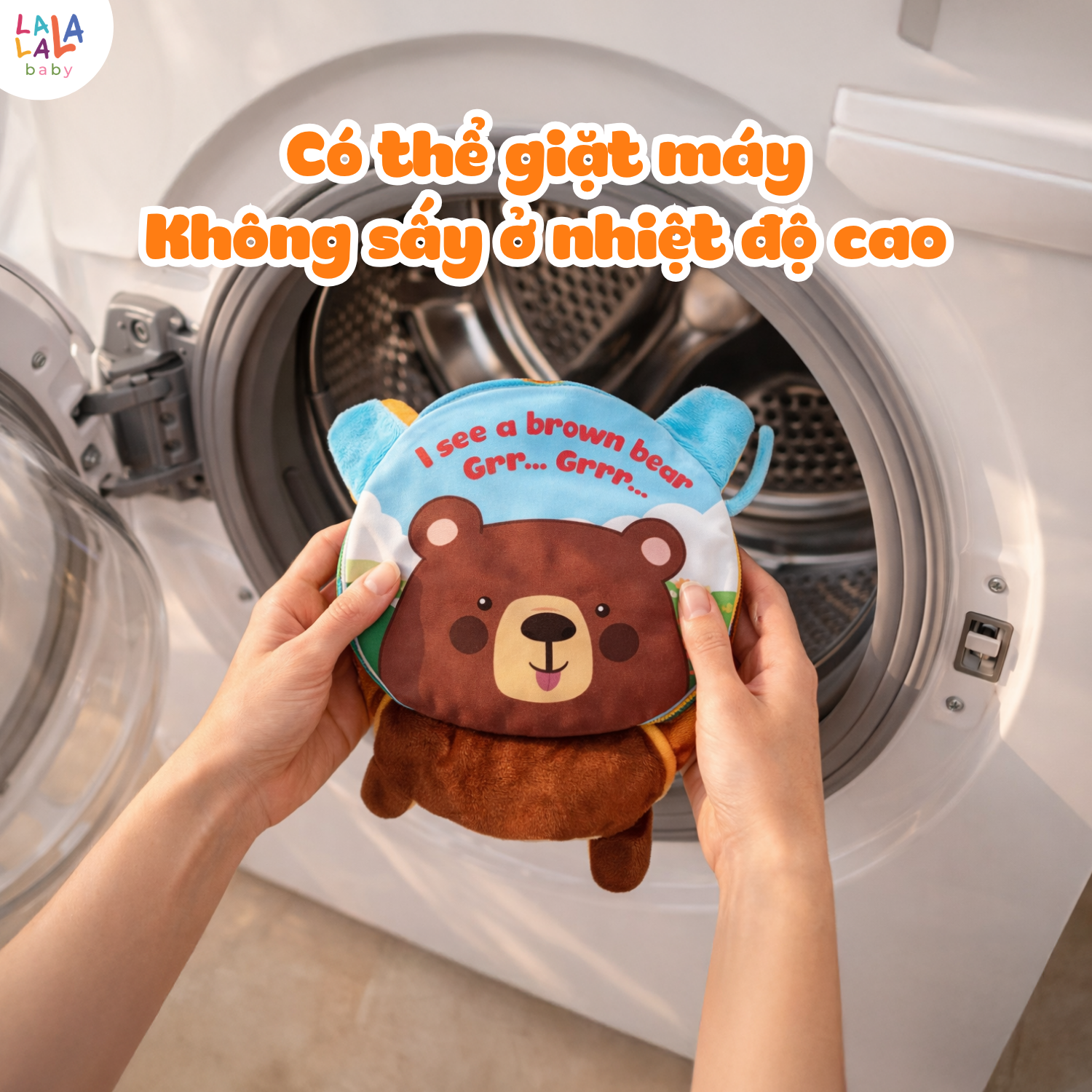 Sách vải động vật the Animals On the farm Lalala Baby - Ảnh 5