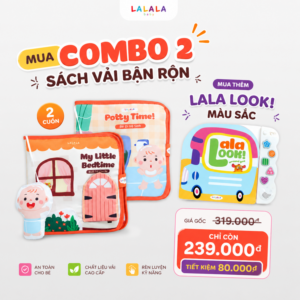 Sách vải bận rộn Lalala Baby – đồ chơi vải đồ chơi đa tương tác