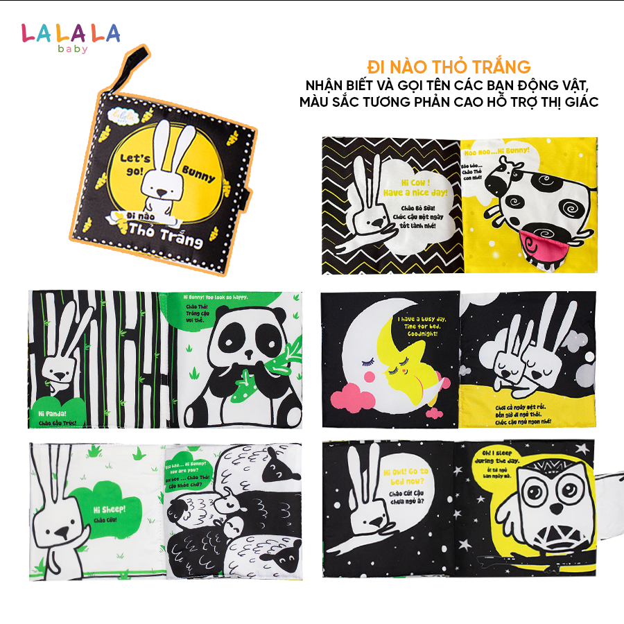 Sách vải đa tương tác Lalala Baby - Ảnh 13
