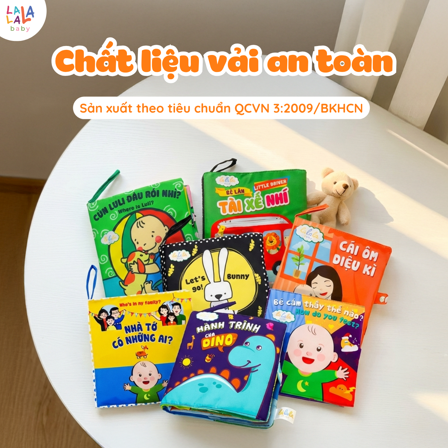 Sách vải đa tương tác Lalala Baby - Ảnh 6