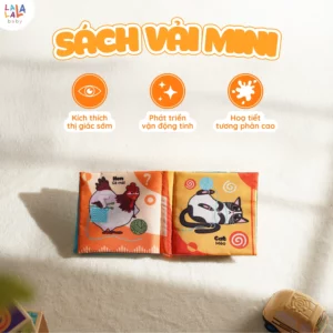 Alternative view of Sách vải mini 8 chủ đề - Đồ chơi giáo dục đầu đời kích thích đa giác quan
