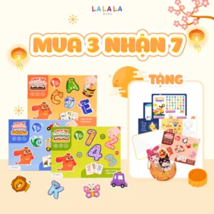 [MUA 3 NHẬN 7] Đồ Chơi Nam Châm Lala Magnet Plus Hỗ Trợ Phát Triển Khả Năng Tư Duy Cho Bé Lalala Baby