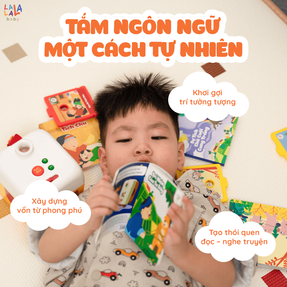 Lala Story Cinema - Máy chiếu kể chuyện cho bé - Ảnh 3