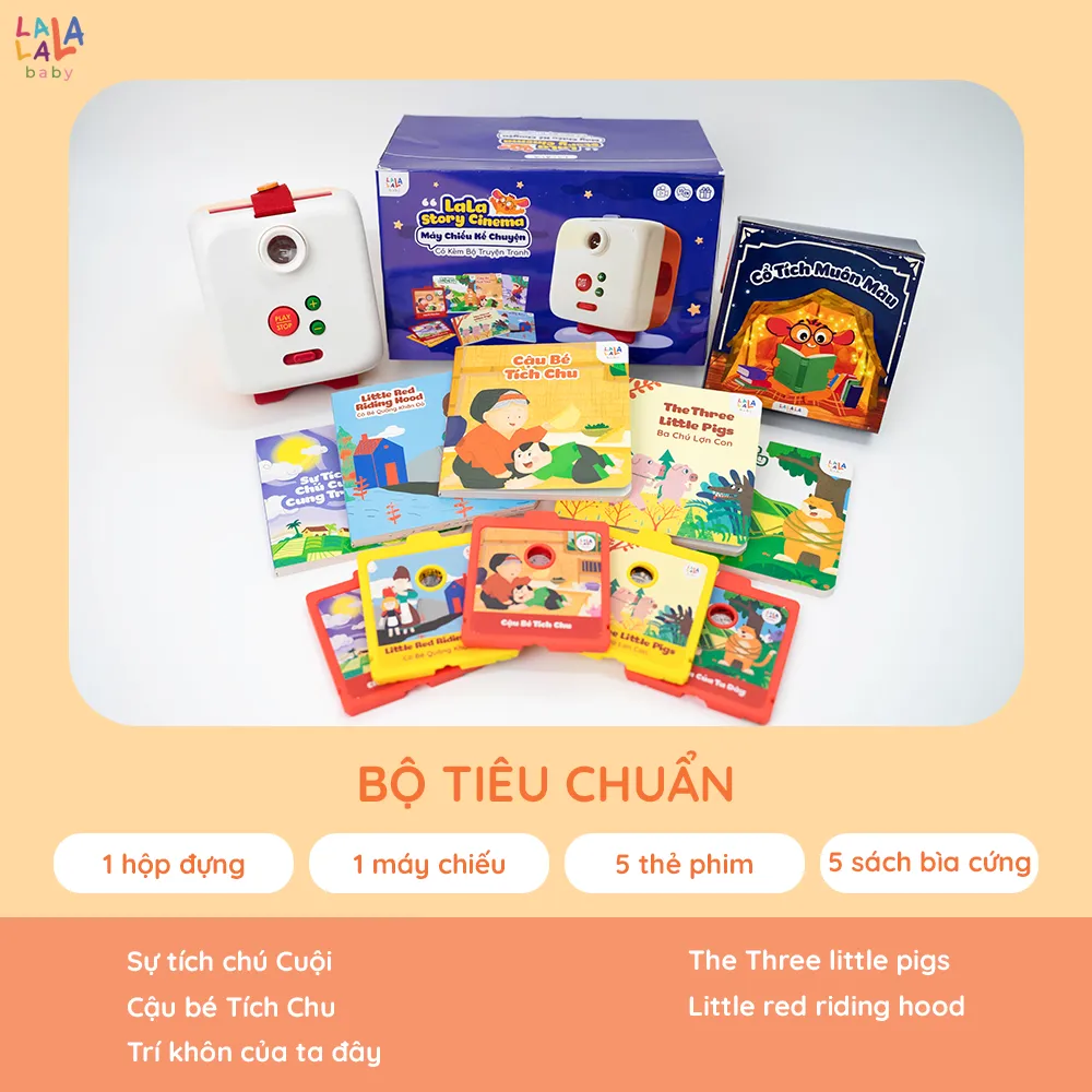 Lala Story Cinema - Máy chiếu kể chuyện cho bé - Ảnh 12