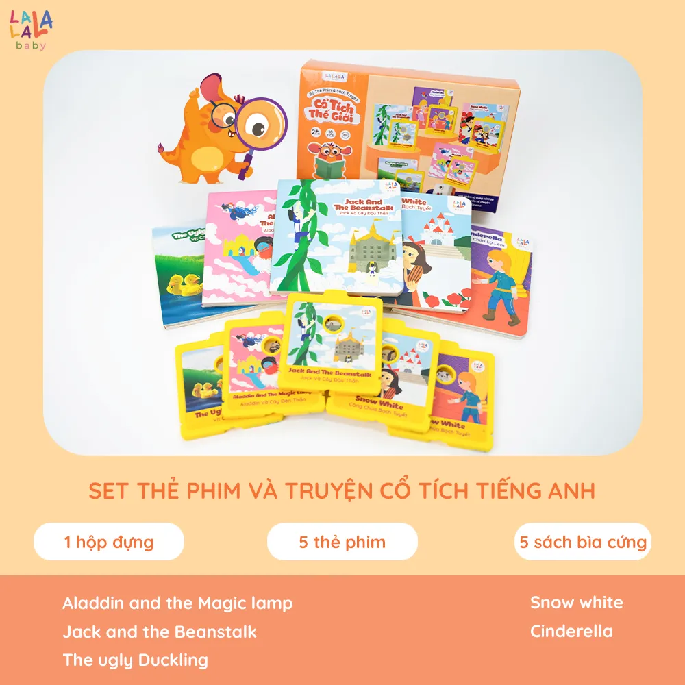 Lala Story Cinema - Máy chiếu kể chuyện cho bé - Ảnh 10
