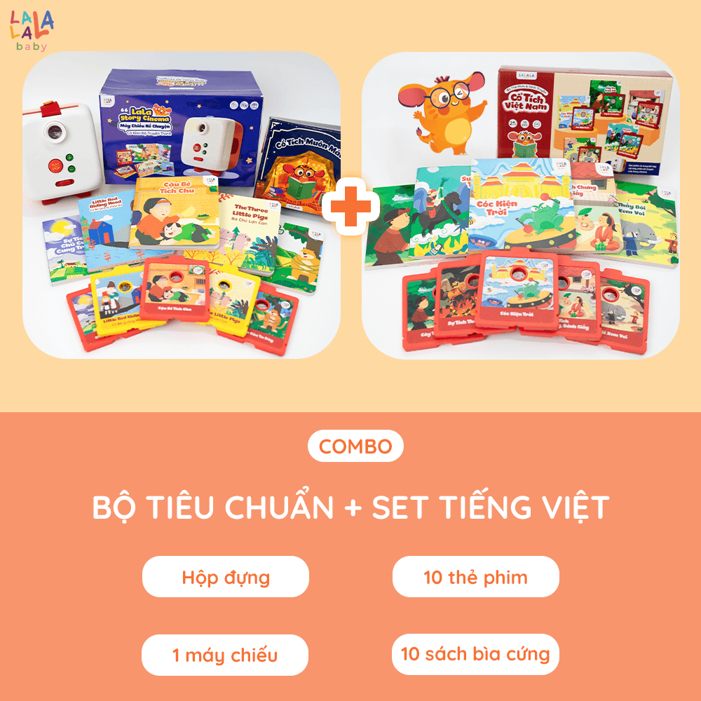 Lala Story Cinema - Máy chiếu kể chuyện cho bé - Ảnh 11