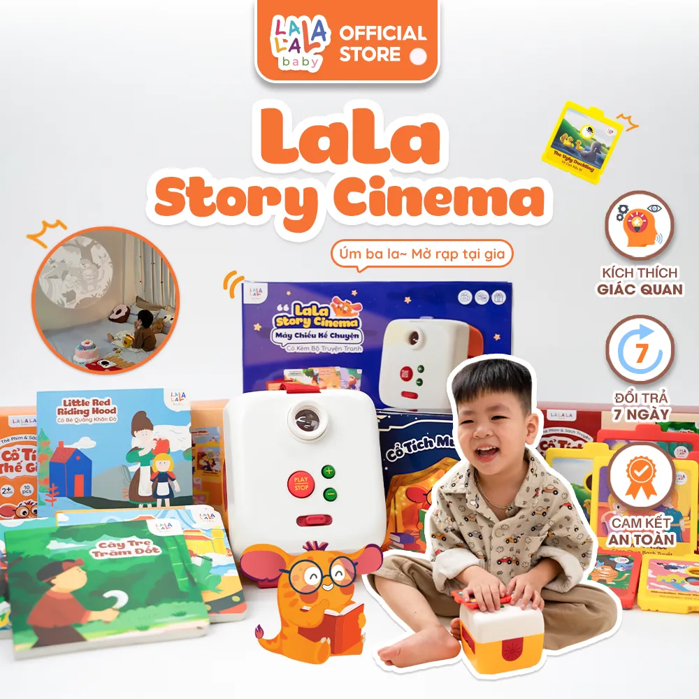 Lala Story Cinema - Máy chiếu kể chuyện cho bé - Ảnh 2