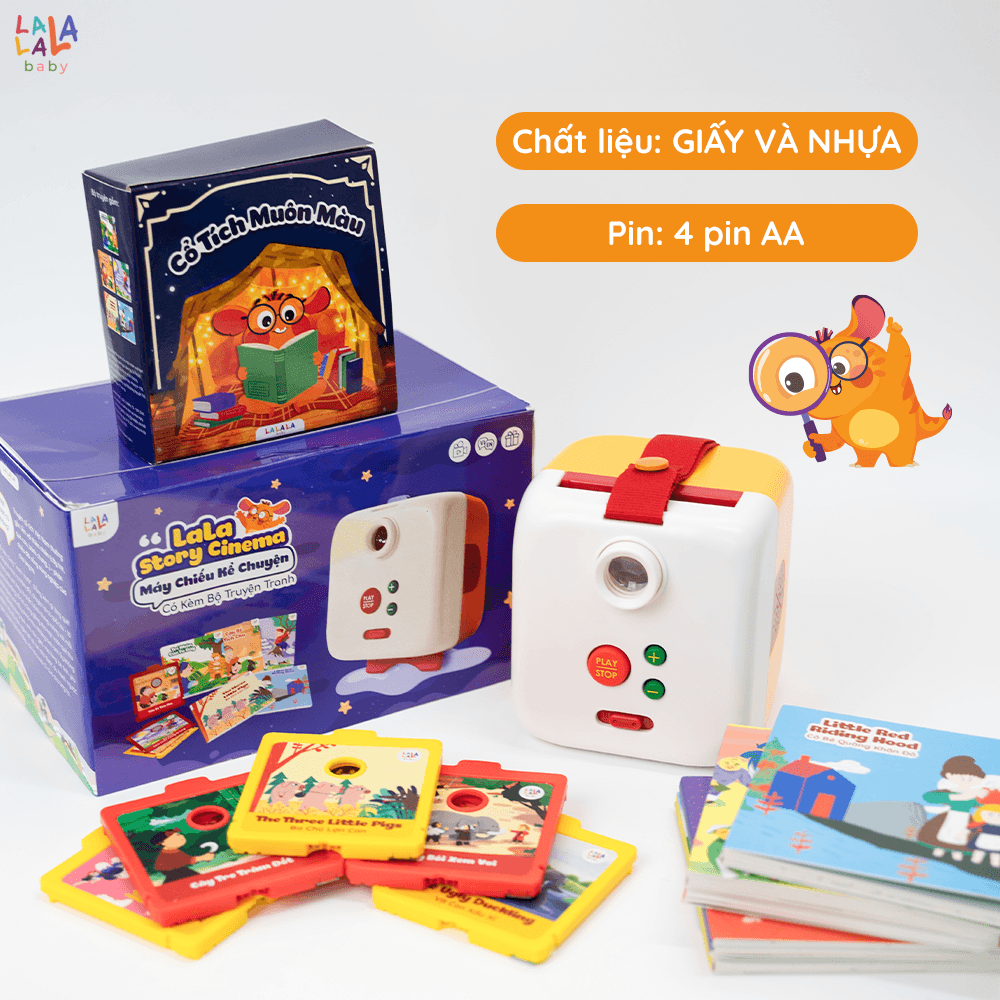 Lala Story Cinema - Máy chiếu kể chuyện cho bé - Ảnh 4