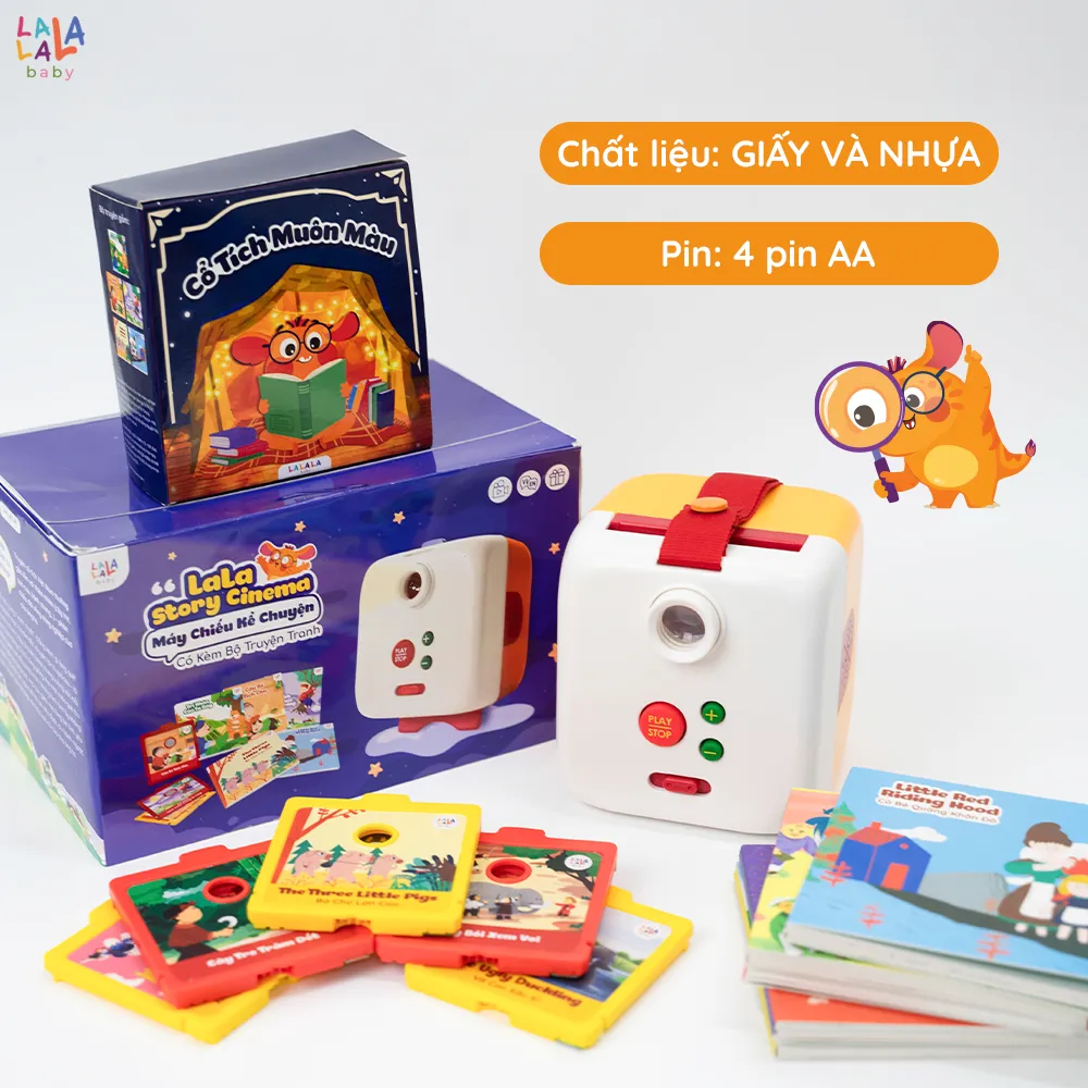 Lala Story Cinema - Máy chiếu kể chuyện cho bé - Ảnh 4