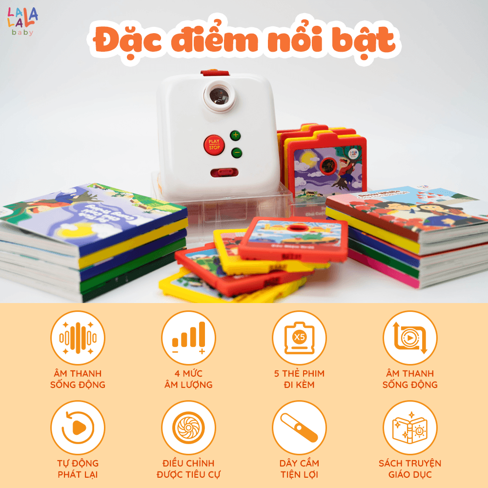 Lala Story Cinema - Máy chiếu kể chuyện cho bé - Ảnh 5