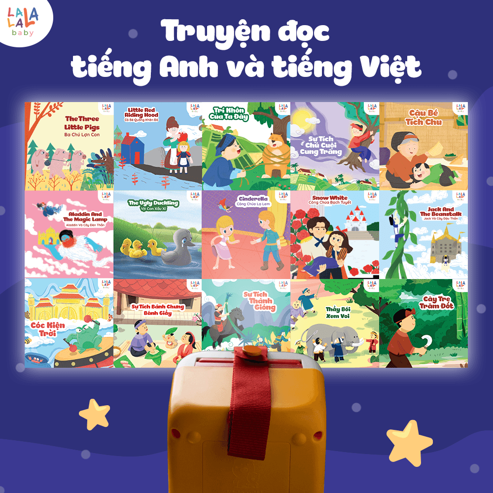 Lala Story Cinema - Máy chiếu kể chuyện cho bé - Ảnh 7