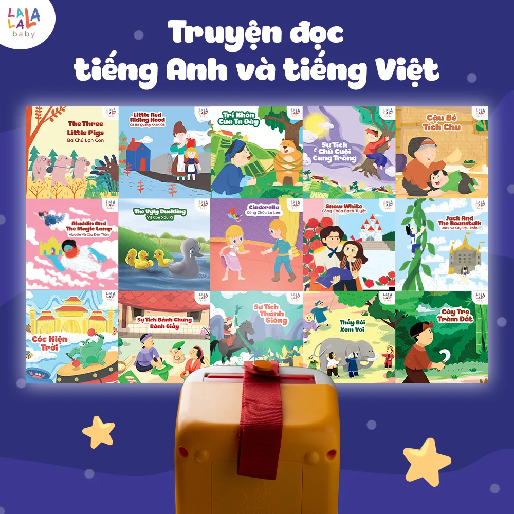 Lala Story Cinema - Máy chiếu kể chuyện cho bé - Ảnh 5
