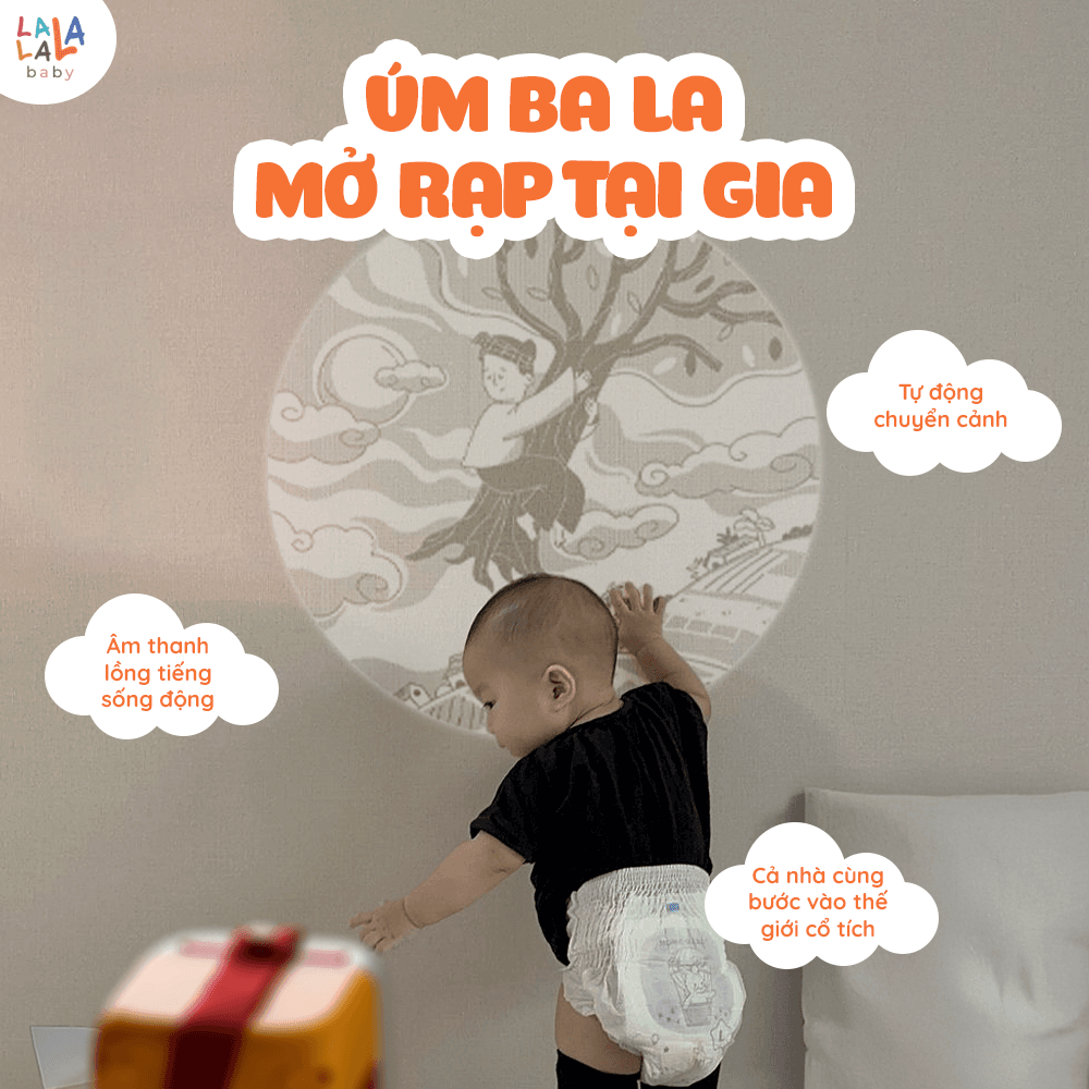 Lala Story Cinema - Máy chiếu kể chuyện cho bé - Ảnh 6