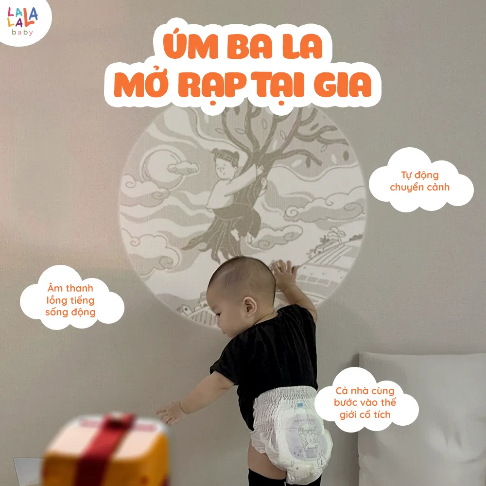 Lala Story Cinema - Máy chiếu kể chuyện cho bé - Ảnh 6
