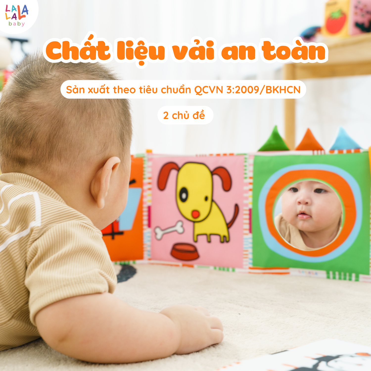 ZIGZAG CARD with Momo's friends (Quây cũi vải thị giác cho bé) - Ảnh 4