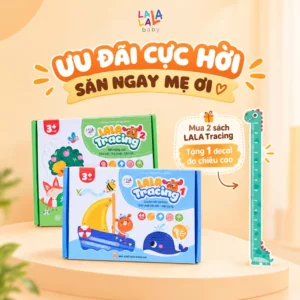 Sách tô xóa thông minh Lala Tracing Plus