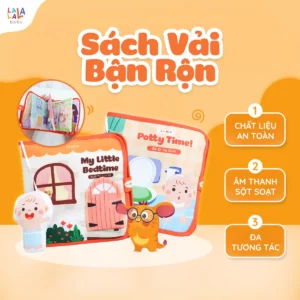 Alternative view of Sách vải bận rộn Lalala Baby - đồ chơi vải đồ chơi đa tương tác