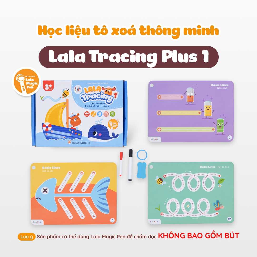 Sách tô xóa thông minh Lala Tracing Plus - Ảnh 4
