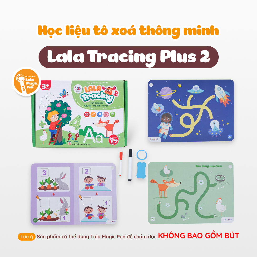 Sách tô xóa thông minh Lala Tracing Plus - Ảnh 2