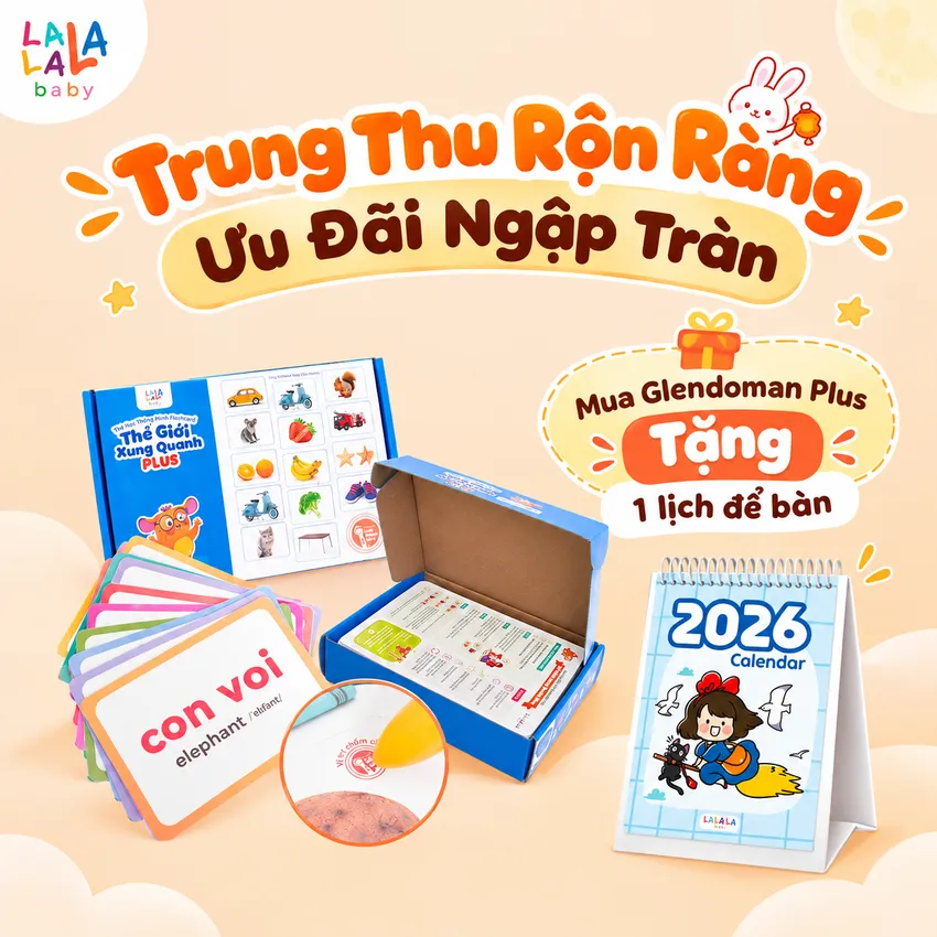Thẻ Flashcard Glenn Doman 100 thẻ - 10 chủ đề về thế giới xung quanh giúp bé phát triển tư duy ngôn ngữ
