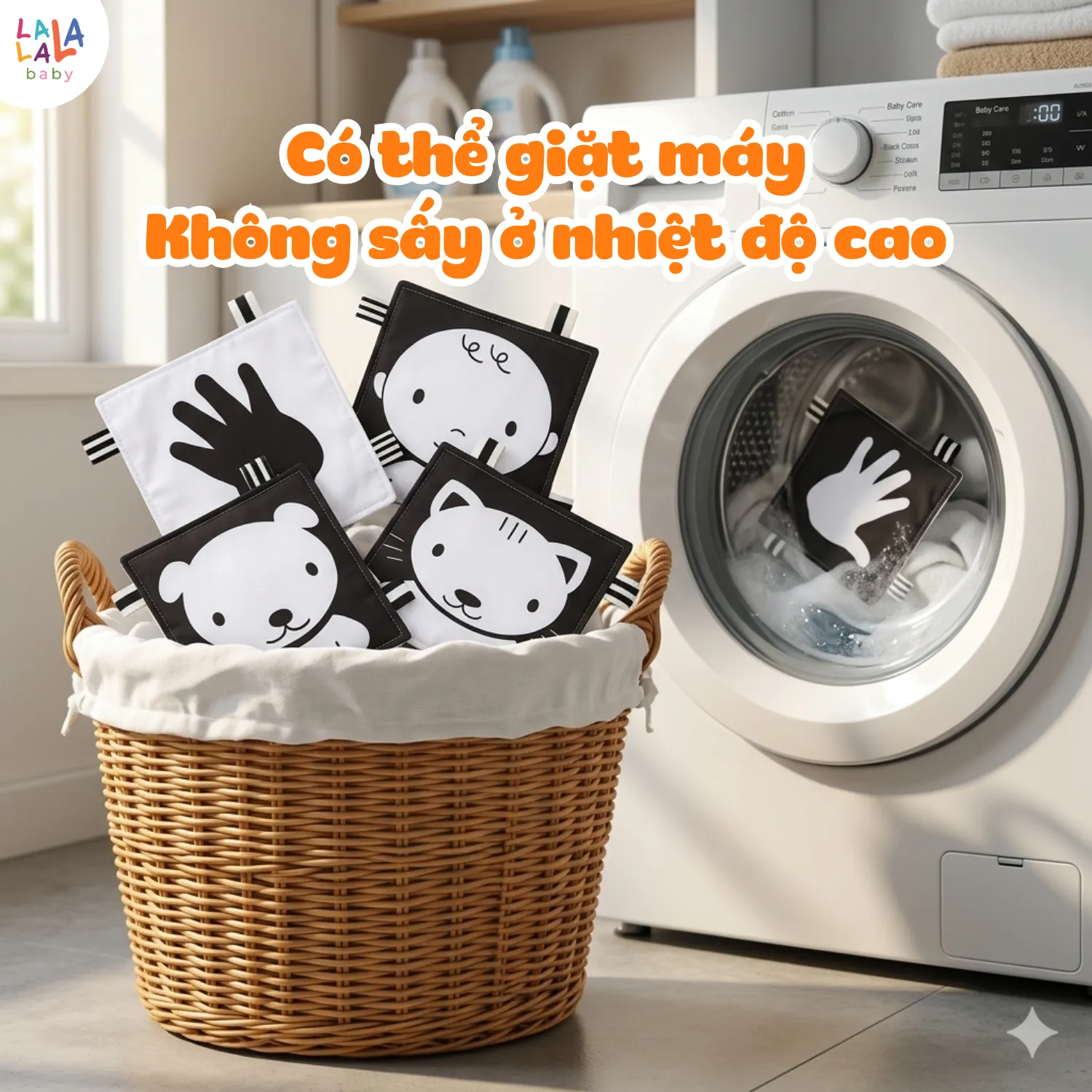 Bộ thẻ vải kích thích thị giác cho trẻ sơ sinh 0-12 tháng tuổi - Ảnh 8