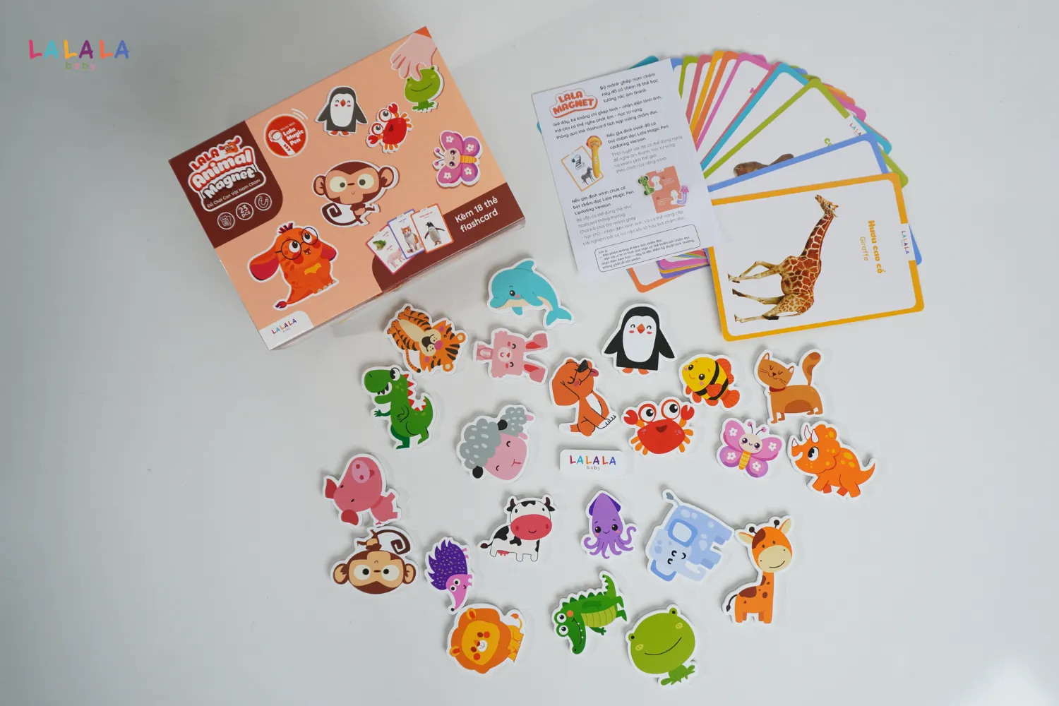 Đồ chơi nam châm Lala Magnet giúp bé phát triển tư duy, ngôn ngữ và vận động tinh