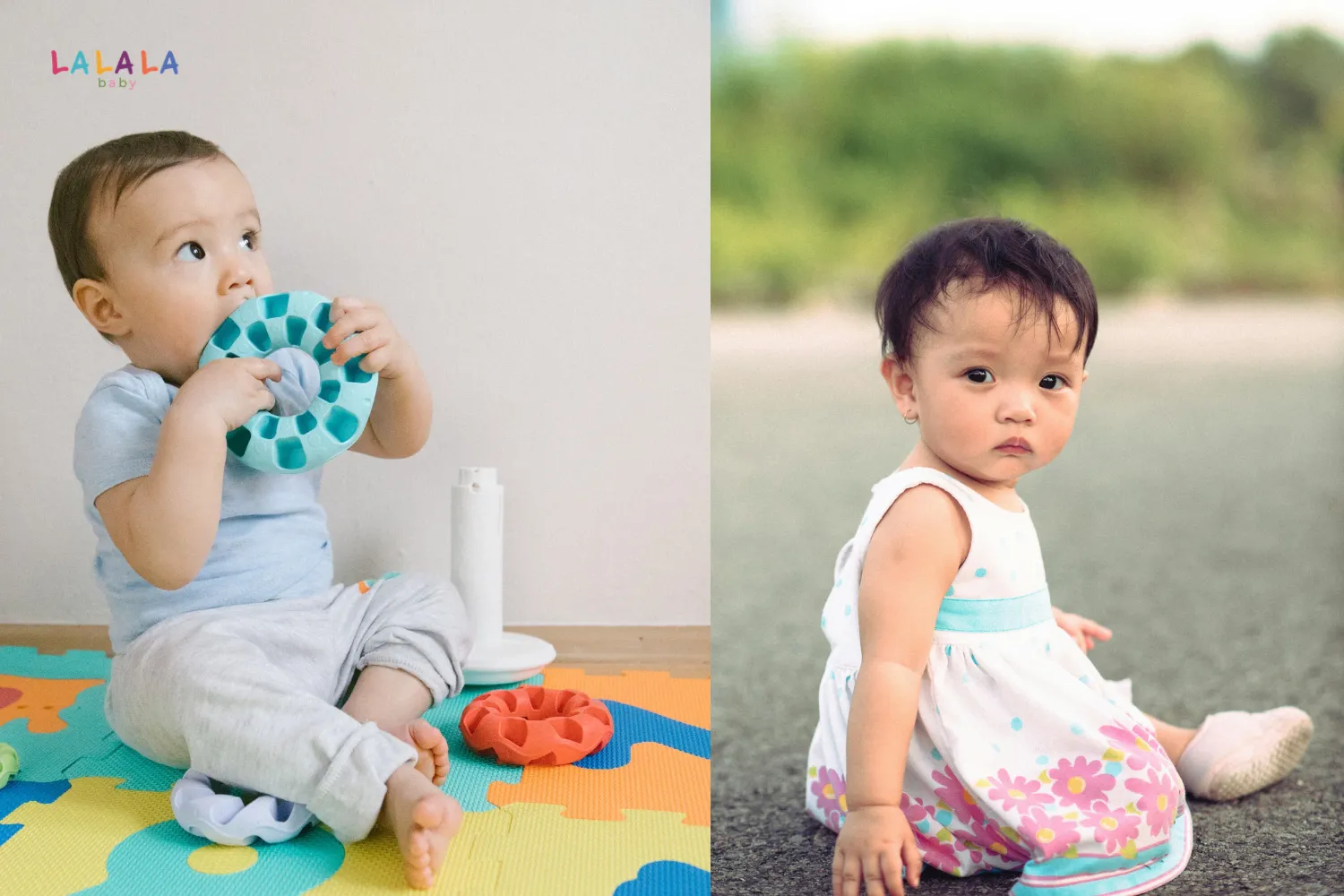 Giai đoạn 6-7 tháng bé bắt đầu chống tay và giữ tư thế ngồi tốt hơn